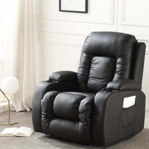 Recliner Chair Lift Chairs PU Leather Lounge Sofa Armchair For Elderly