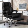 Gaming Chair Office Computer Seat Racing PU Leather Executive – Black