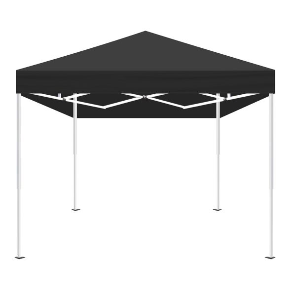 Gazebo 3×3 Marquee Pop Up Tent Outdoor Canopy Wedding Mesh Side Wall – Black