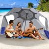 Beach Umbrella Outdoor Umbrellas Sun Shade Garden Shelter – 2 M, Blue