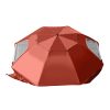 Beach Umbrella Outdoor Umbrellas Sun Shade Garden Shelter – 2.33M, Red