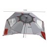 Beach Umbrella Outdoor Umbrellas Sun Shade Garden Shelter – 2 M, Red