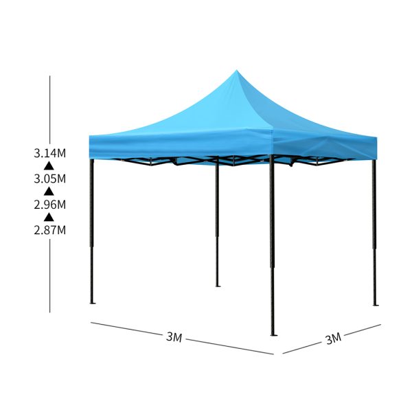 Gazebo Tent 3×3 Outdoor Marquee Gazebos Camping Canopy Wedding – Blue