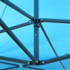 Gazebo Tent 3×3 Marquee Gazebos Outdoor Camping Canopy Mesh Side Wall – Blue