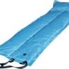 Trailblazer Self-Inflatable Foldable Air Mattress With Pillow – Light Blue