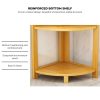 GOMINIMO Bamboo Corner Shelf 5 Tier GO-BCS-100-YJ