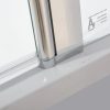180° Pivot Door 6mm Safety Glass Bath Shower Screen 1000x1400mm By Della Francesca