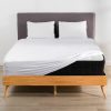 Better Dream 100% Organic Bamboo Fitted Bed Sheet Set – QUEEN, White