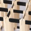 Timber Wine Storage Rack  Wooden Cellar Organiser Display Stand – 72 Bottle