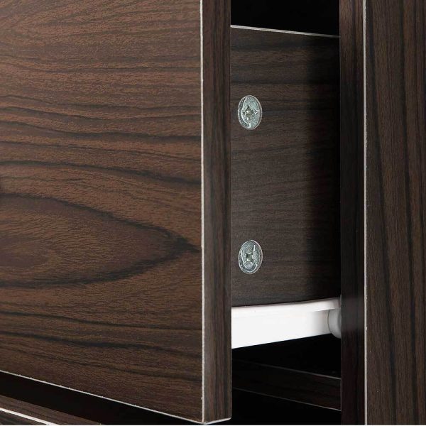 Tallboy Dresser 6 Chest of Drawers Cabinet 85 x 39.5 x 105 – Brown