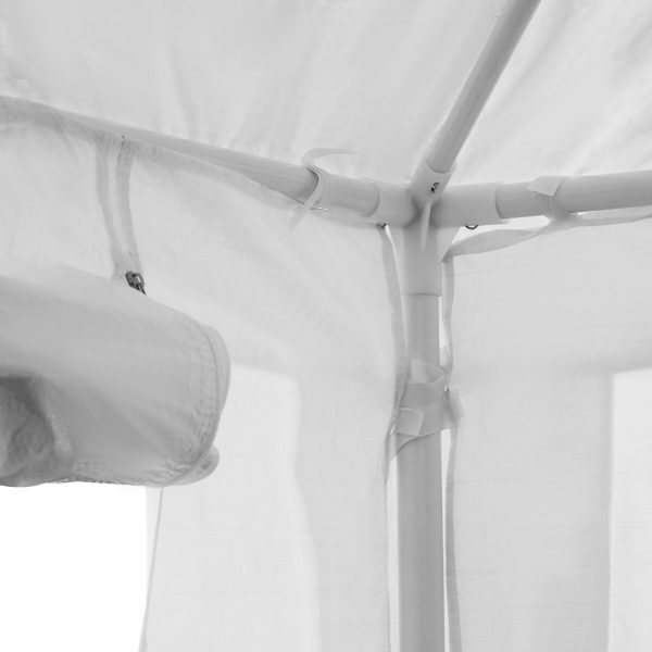 3m x 3m Wallaroo Outdoor Party Wedding Event Gazebo Tent – White