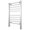 Pronti Heated Towel Rack Electric Rails Warmer 160 Watt- Silver