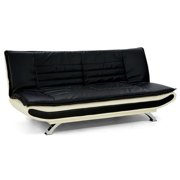 Pompano Faux Leather Upholstered 3 Seater Sofa – Dual Colour