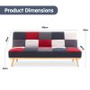 Hayling 3 Seater Modular Linen Fabric Wood Sofa Bed Couch – Multi-colour