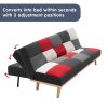 Hayling 3 Seater Modular Linen Fabric Wood Sofa Bed Couch – Multi-colour