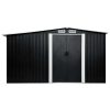 Garden Shed with Sliding Doors – 329.5x205x178 cm