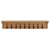 Coat Rack Solid Oak Wood – 90x16x16 cm