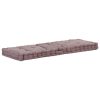 Pallet Floor Cushion Cotton – 120x40x7 cm and 120x80x10 cm, Taupe