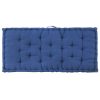 Pallet Floor Cushion Cotton – 120x40x7 cm and 120x80x10 cm, Light Blue