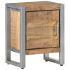 Waxahachie Bedside Cabinet 40x30x50 cm Rough Mango Wood