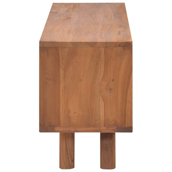 Penistone TV Cabinet 110x30x45 cm Solid Teak Wood