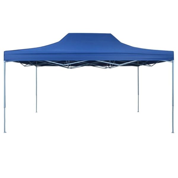 Foldable Tent Pop-Up 3×4.5 m – Blue