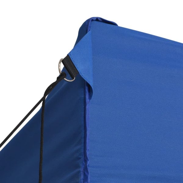 Foldable Tent Pop-Up with 4 Side Walls 3×4.5 m – Blue