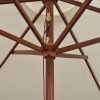 Parasol 270×270 cm Wooden Pole – Cream