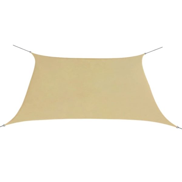 Sunshade Sail Oxford Fabric Square – 2×2 m, Beige