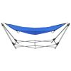 Hammock with Foldable Stand – Blue