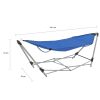 Hammock with Foldable Stand – Blue
