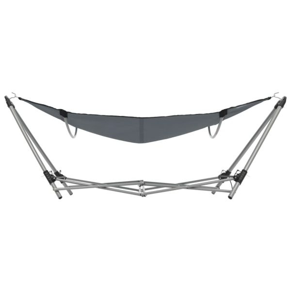 Hammock with Foldable Stand – Grey