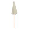Parasol with Steel Pole – 180 cm, Sand