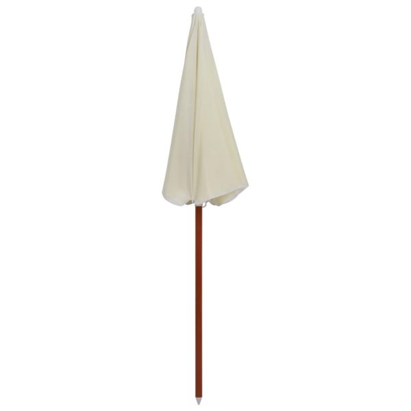 Parasol with Steel Pole – 180 cm, Sand