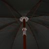 Parasol with Steel Pole – 180 cm, Anthracite