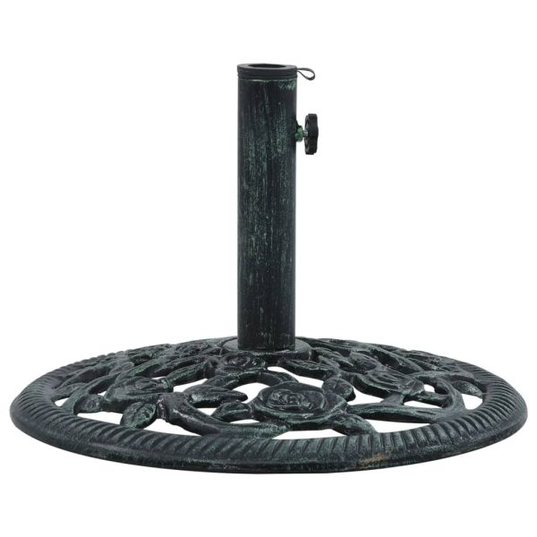 Umbrella Base Cast Iron – 40x40x32 cm, Green