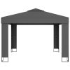 Gazebo with Double Roof – 3×3 m, Anthracite