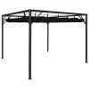 Garden Gazebo with Retractable Roof Canopy – Anthracite