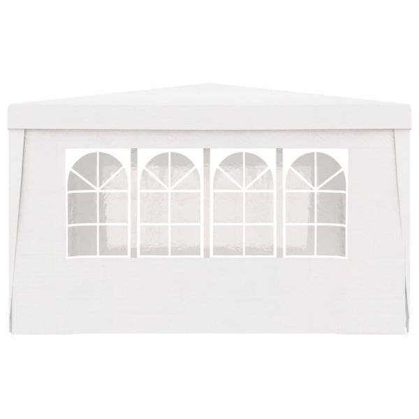 Professional Party Tent with Side Walls 90 g/m – 4×4 m, White