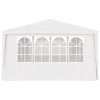 Professional Party Tent with Side Walls 90 g/m – 4×6 m, White
