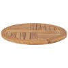 Table Top Solid Teak Wood Round – 60×2.5 cm