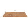 Table Top Solid Teak Wood Round – 90x90x2.5 cm
