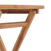 Folding Garden Table 60 cm Solid Teak Wood – Octagonal
