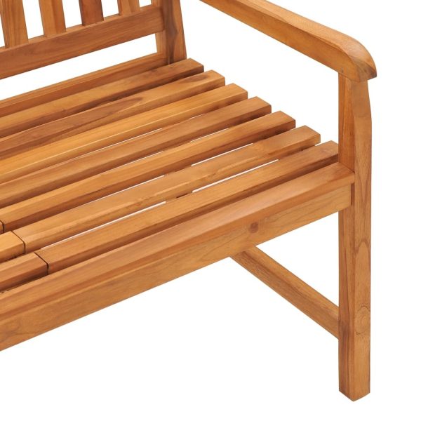3-Seater Garden Bench with Table 150 cm Solid Teak Wood