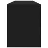 Manoora TV Cabinet 120x30x37.5 cm Engineered Wood – Black