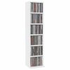 CD Cabinet 21x20x88 cm Engineered Wood – White