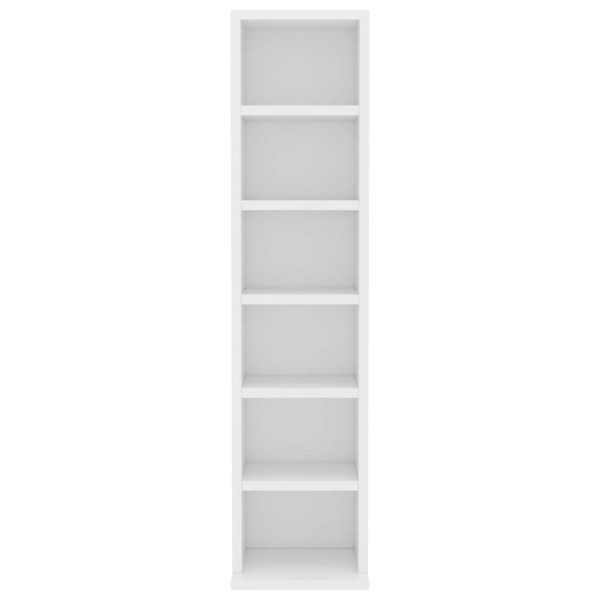 CD Cabinet 21x20x88 cm Engineered Wood – White