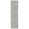 Book Cabinet/Room Divider 155x24x160 cm Engineered Wood – Concrete Grey