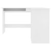L-Shaped Corner Desk 120x140x75 cm Engineered Wood – White