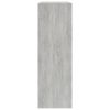 Bookshelf Engineered Wood – 60x24x74.5 cm, Concrete Grey